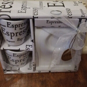 Expresso cup set‎ NEW